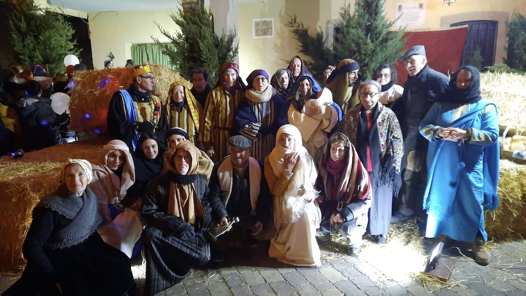 Belen viviente en La Fuente de San Esteban