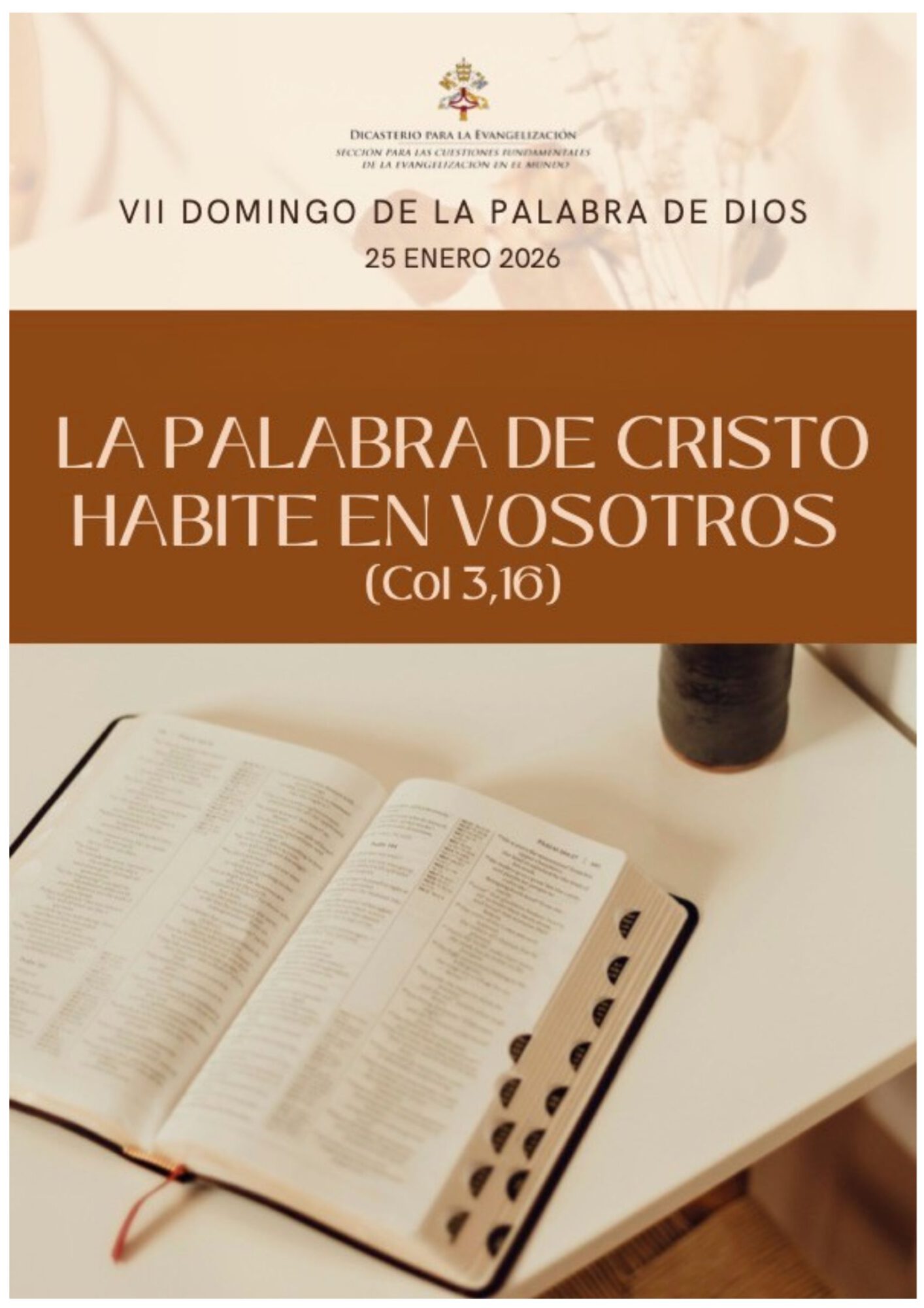 Cartel Domingo de la Palabra