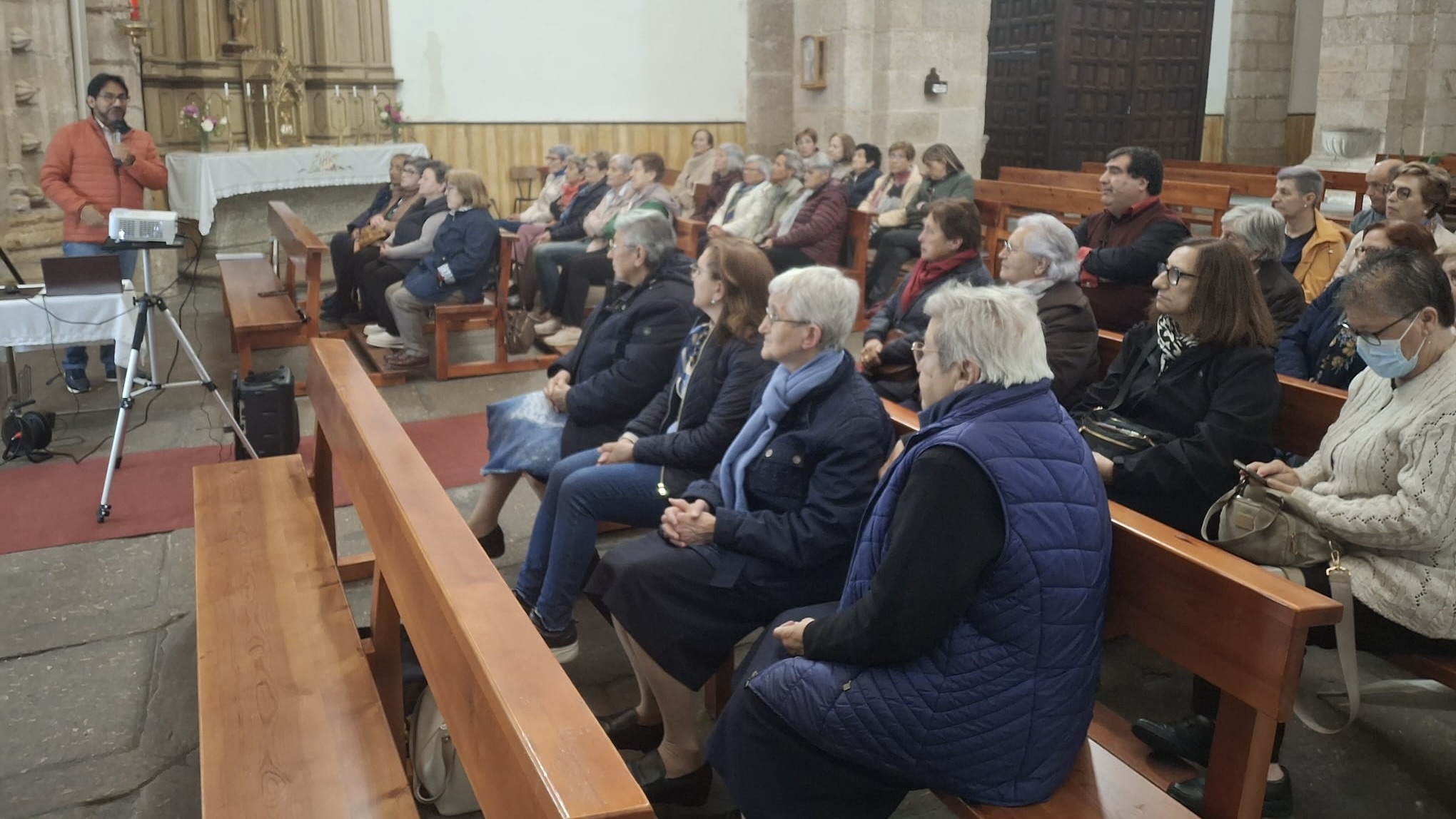 Un momento del encuentro de formación de Gallegos de Argañán