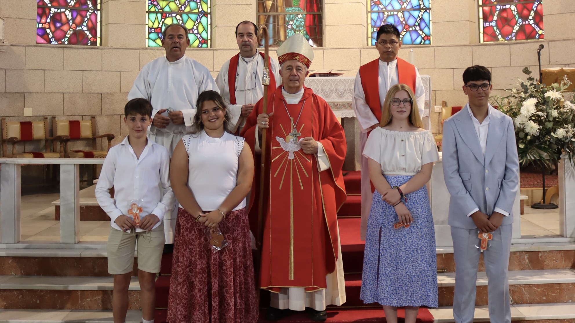 Confirmandos en Sancti Spiritus
