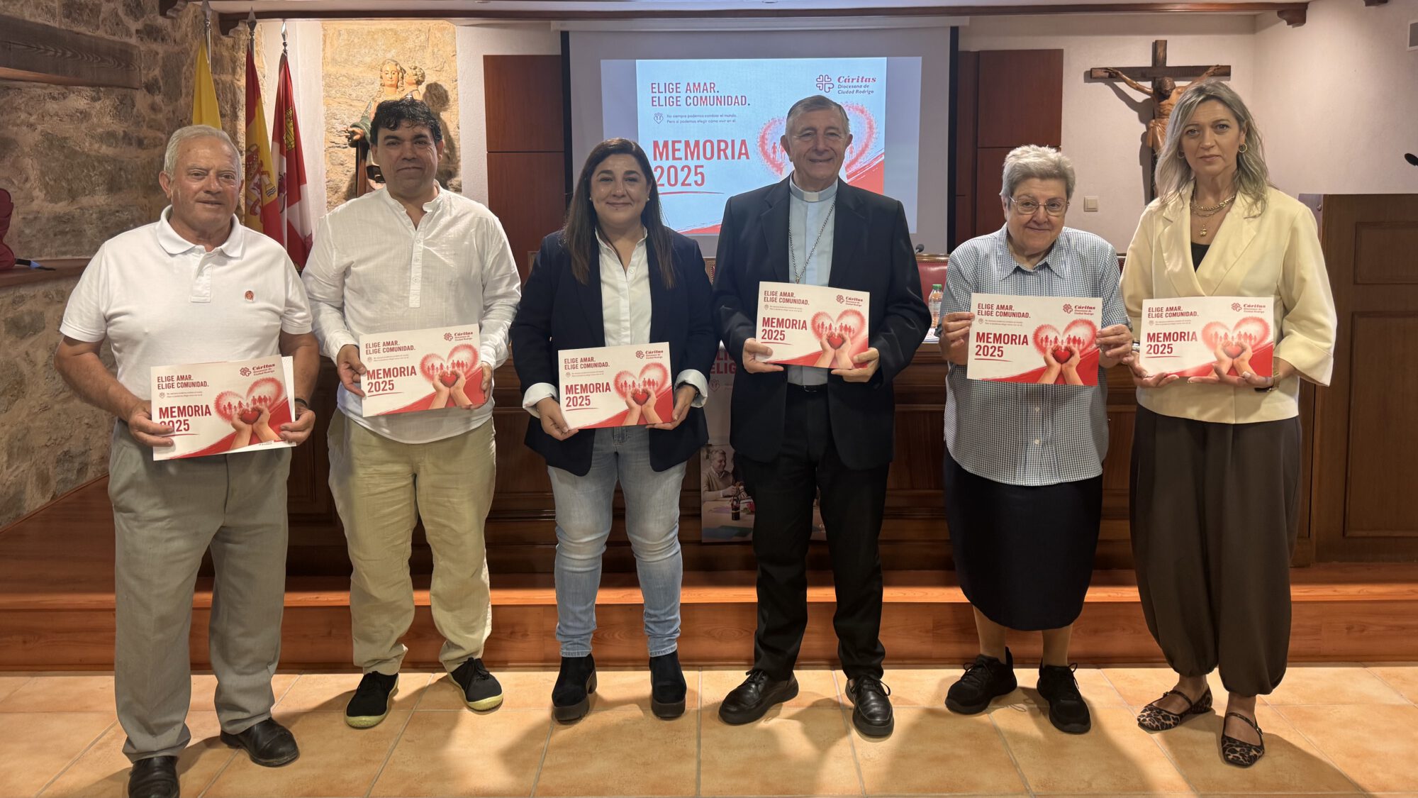 Presentación memoria 2025 Cáritas diocesana de Ciudad Rodrigo.