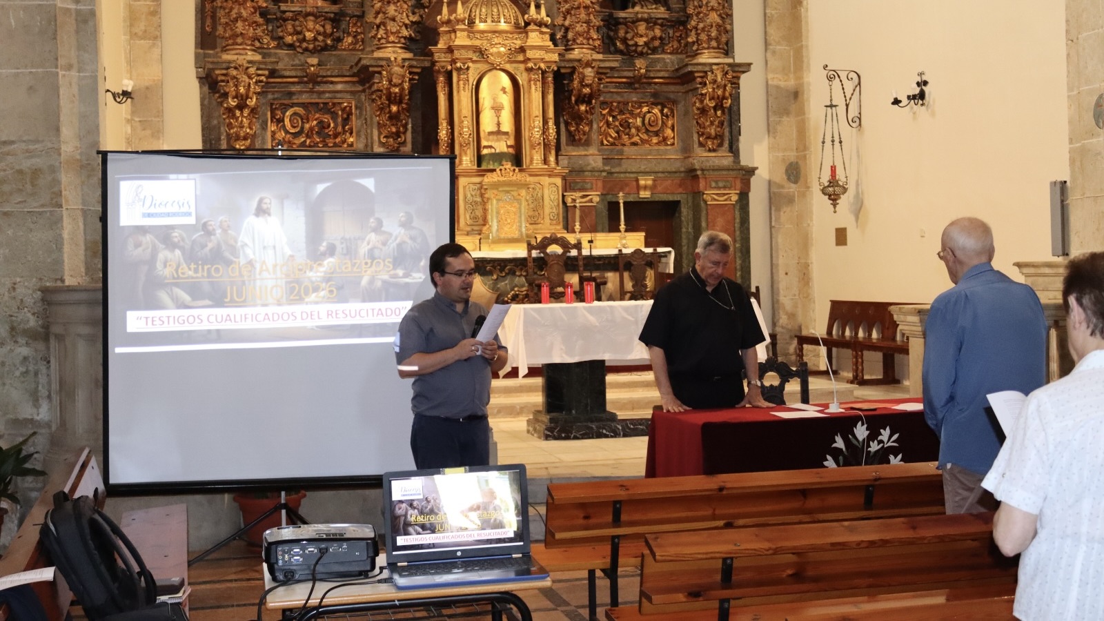 El obispo ha participado en el Encuentro del Arciprestazgo de Ciudad Rodrigo