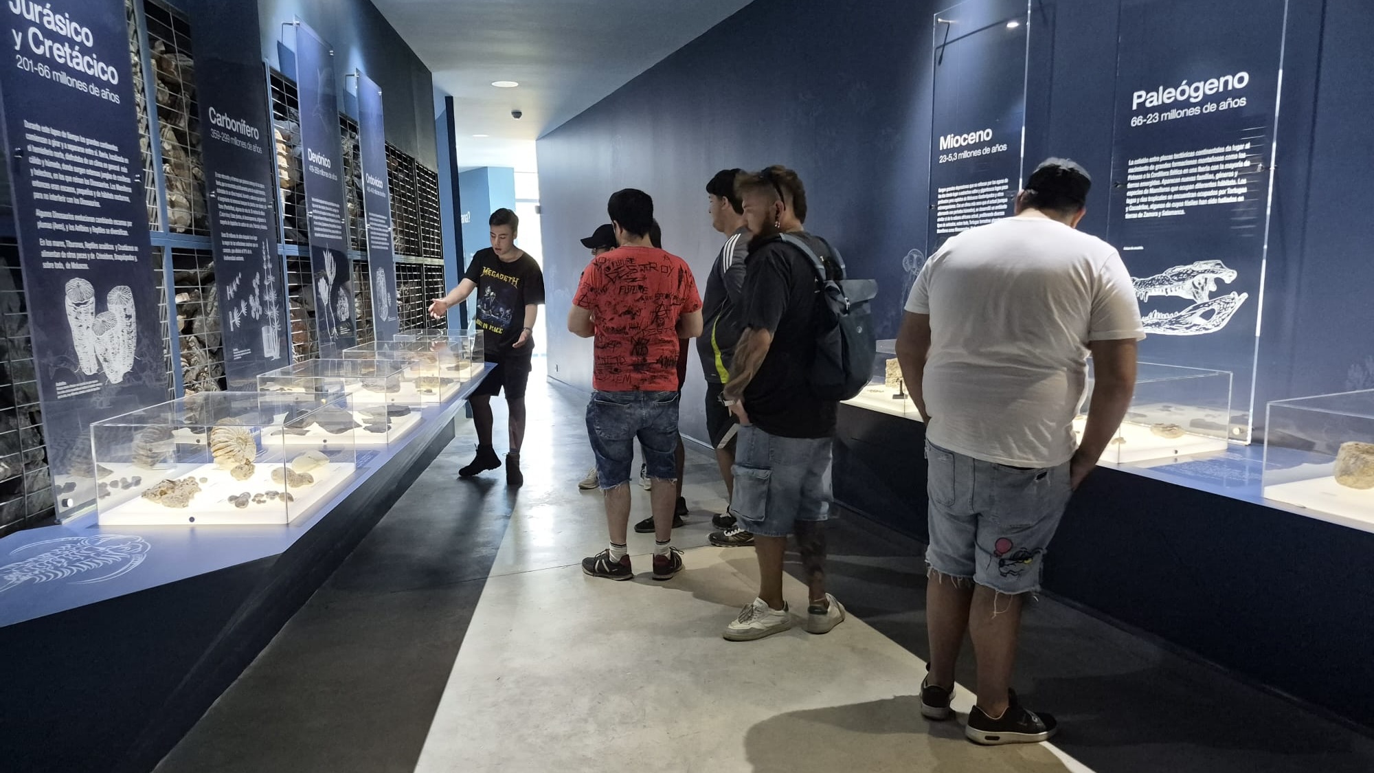 Salida formativa realizada con los participantes al Centro de Interpretación de los Mares Antiguos de Monsagro