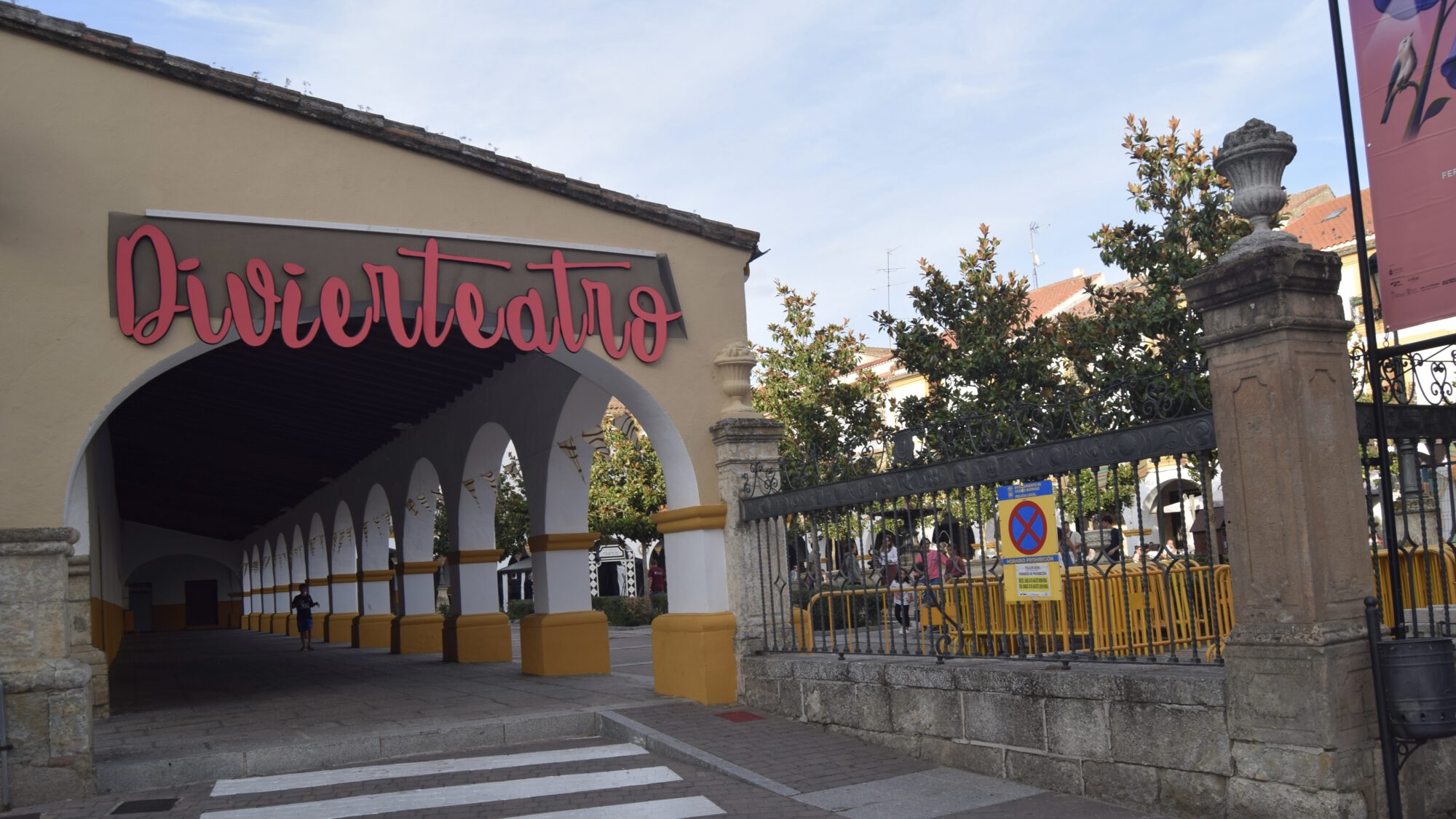 Espacio de Divierteatro en la Feria de Teatro de Castilla y León.