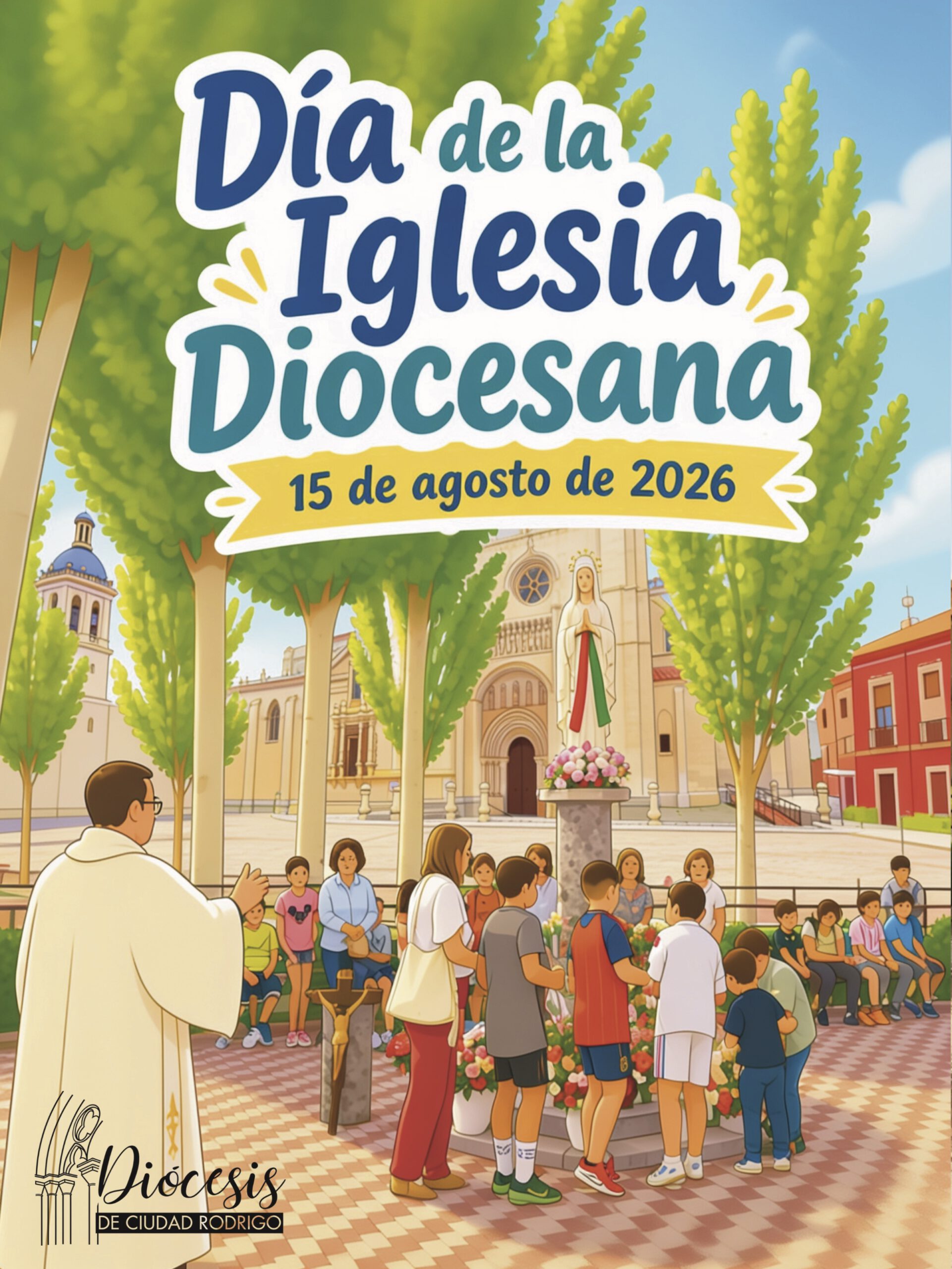 Cartel dia de la iglesia diocesana Ciudad Rodrigo