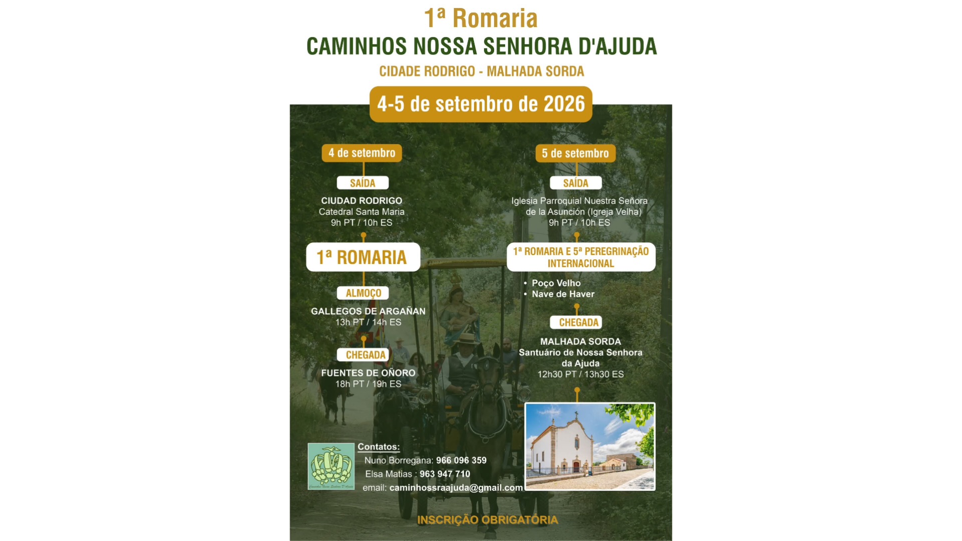 Romería Caminhos Nossa Senhora D´Ajuda