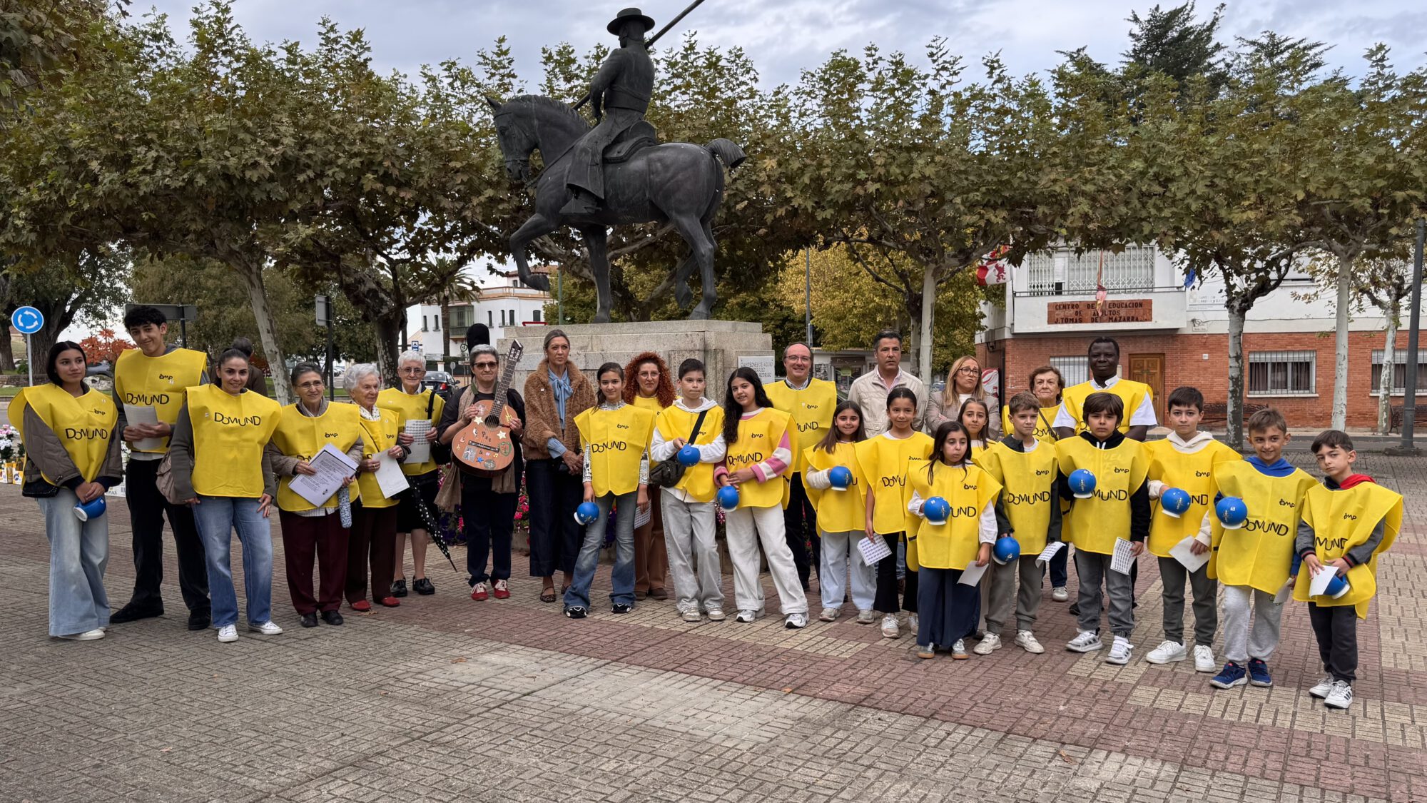Recorrido con las huchas del Domund